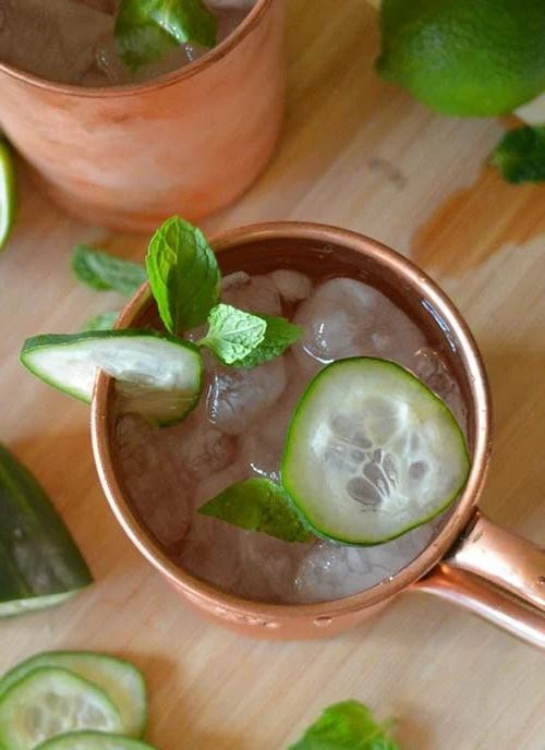 Cucumber Mint Mexican Mule