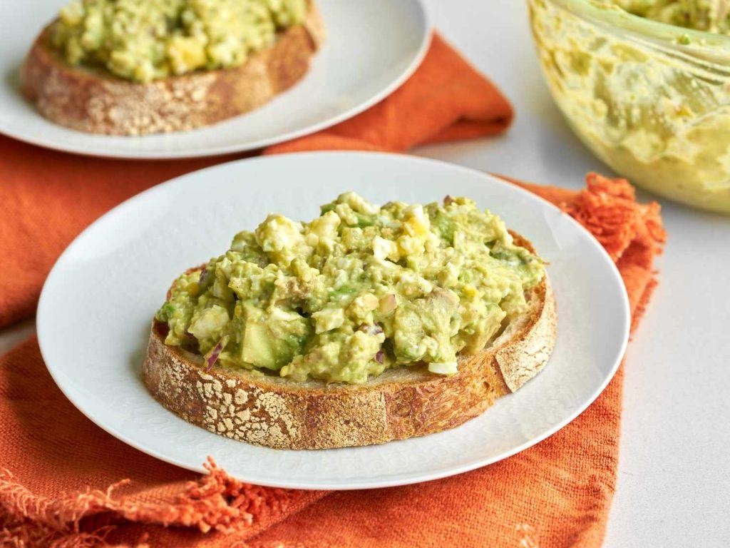 Curried Avocado Boiled Egg Salad