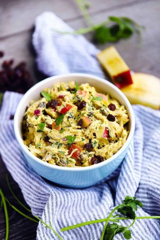 Curried Canned Chicken and Apple Salad