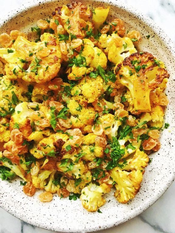 Curried Cauliflower with Turmeric Paste