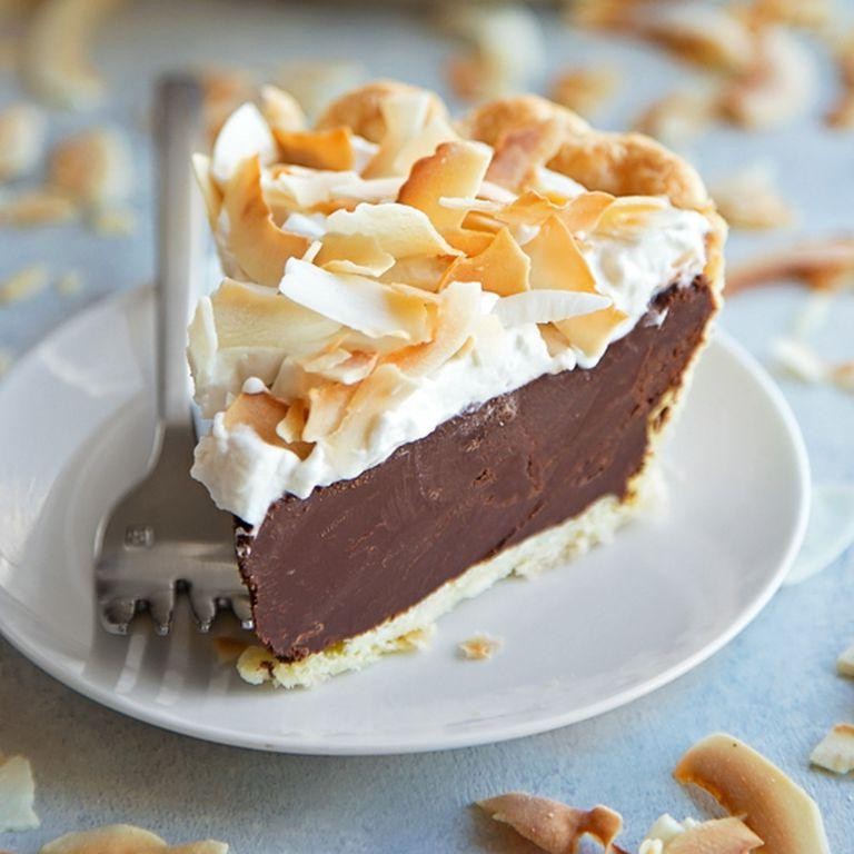 Decadent Chocolate Coconut Pie