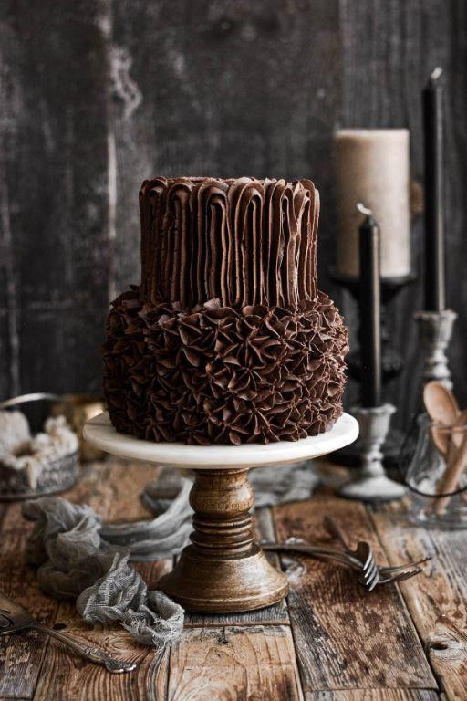Decadent Chocolate Wedding Cake