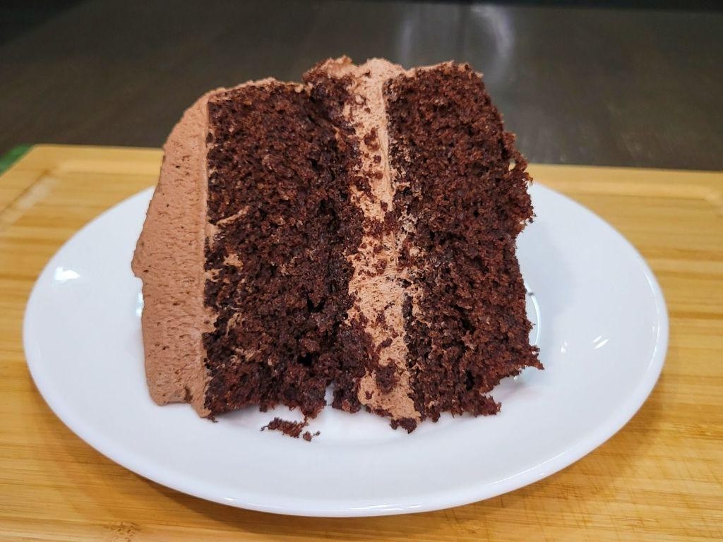 Decadent Fresh Milled Flour Chocolate Cake