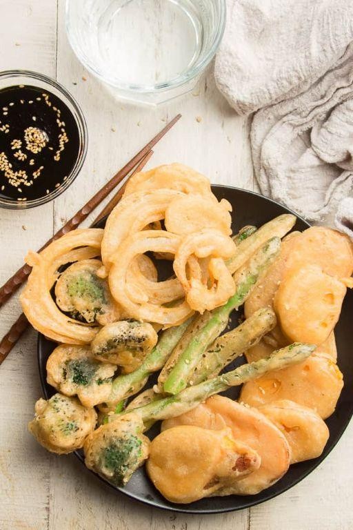 Deep-Fried Tempura Vegetables