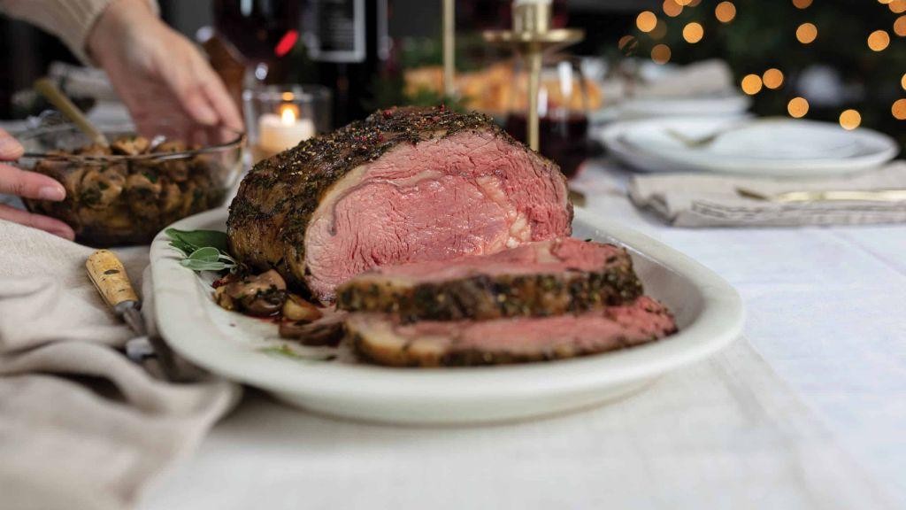Dijon Herb-Crusted Prime Rib