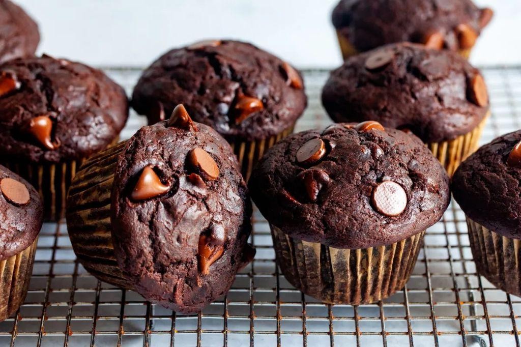 Double Chocolate Morning Muffins