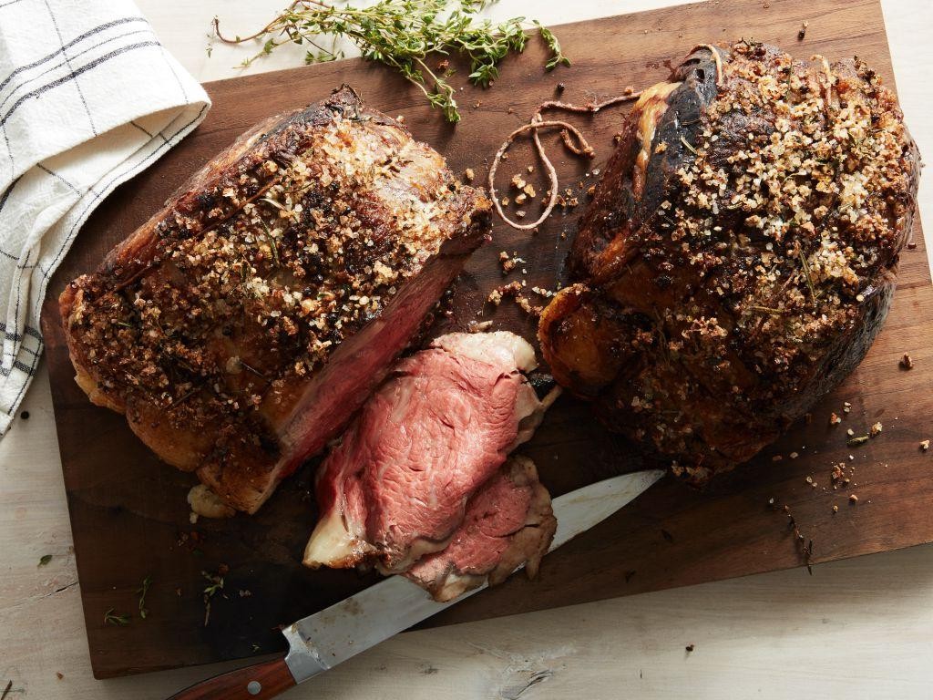Easy Prime Rib with Herbed Salt Crust
