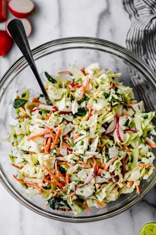 Easy Radish Slaw