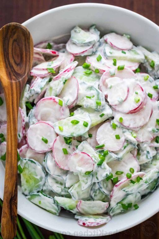 Effortless Radish and Cucumber Salad