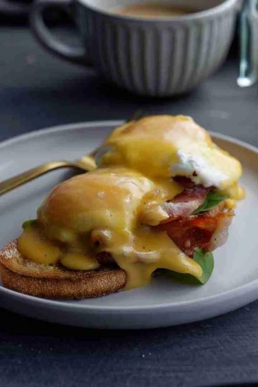 Eggs Benedict on Whole Wheat Toast