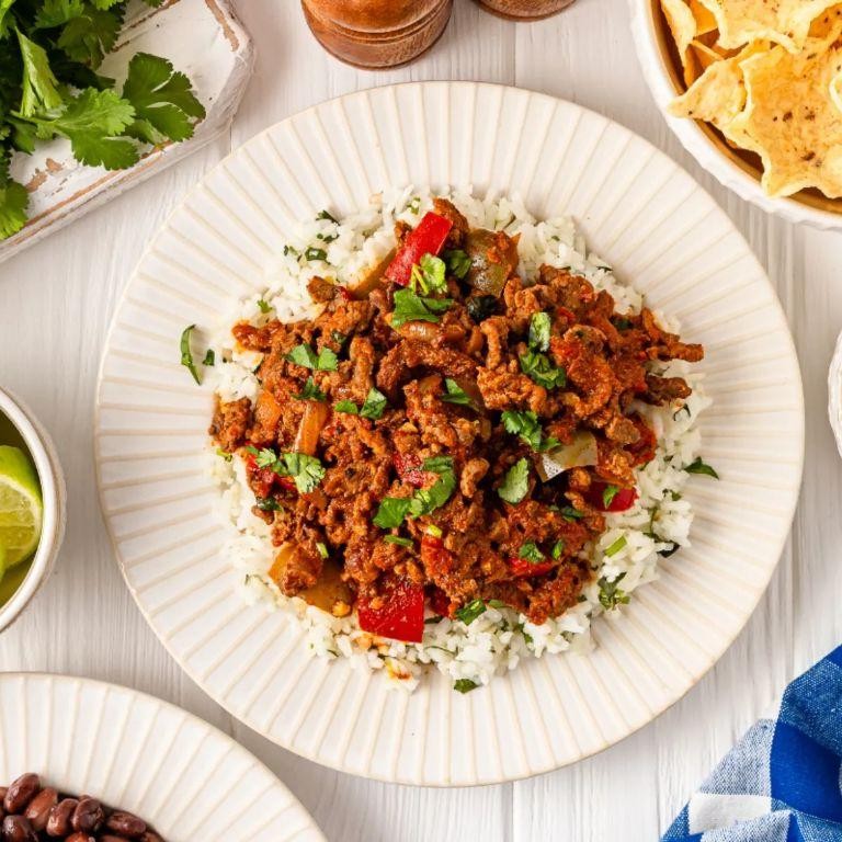 Fiery Carne Picada Stir Fry