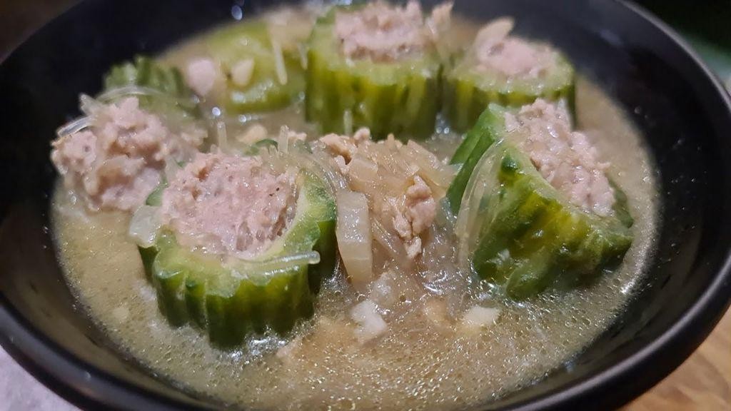 Filipino Bitter Melon Soup with Miso