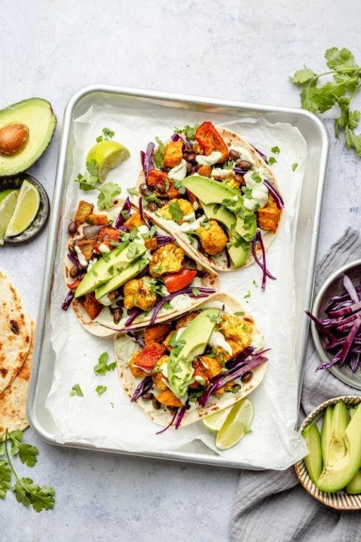 Flavorful Vegetarian Tacos with Roasted Veggies