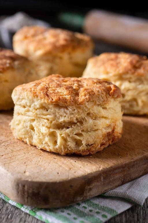 Fluffy Fresh Milled Flour Biscuits
