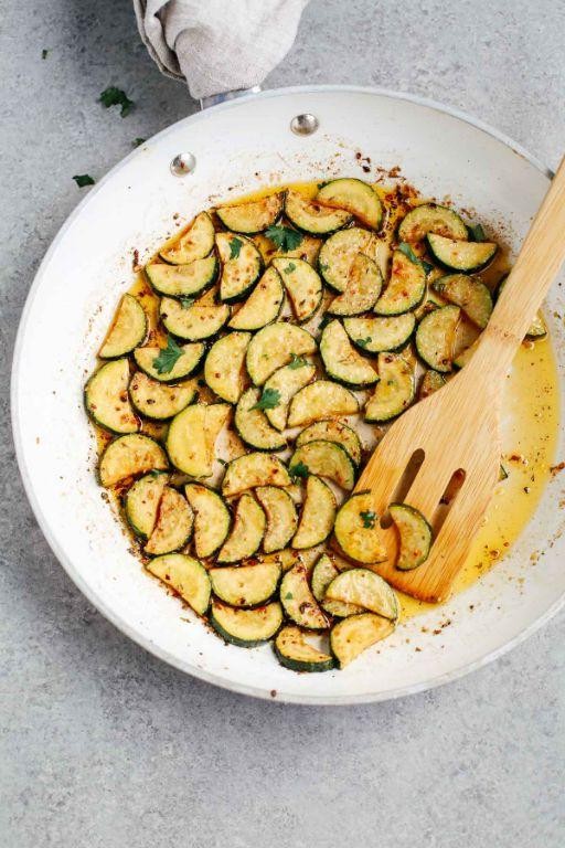 Garlic Butter Sautéed Squash and Zucchini
