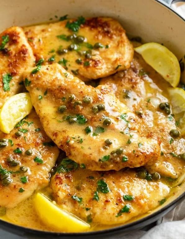 Garlic Herb Chicken Piccata