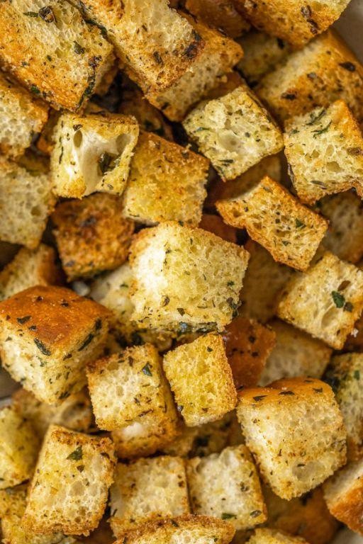 Garlic Herb Croutons