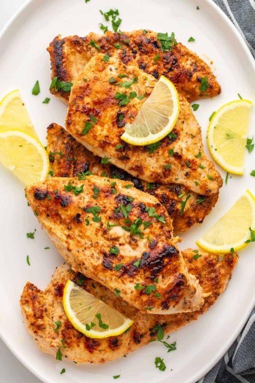 Garlic and Herb Yogurt Marinated Chicken Tenders