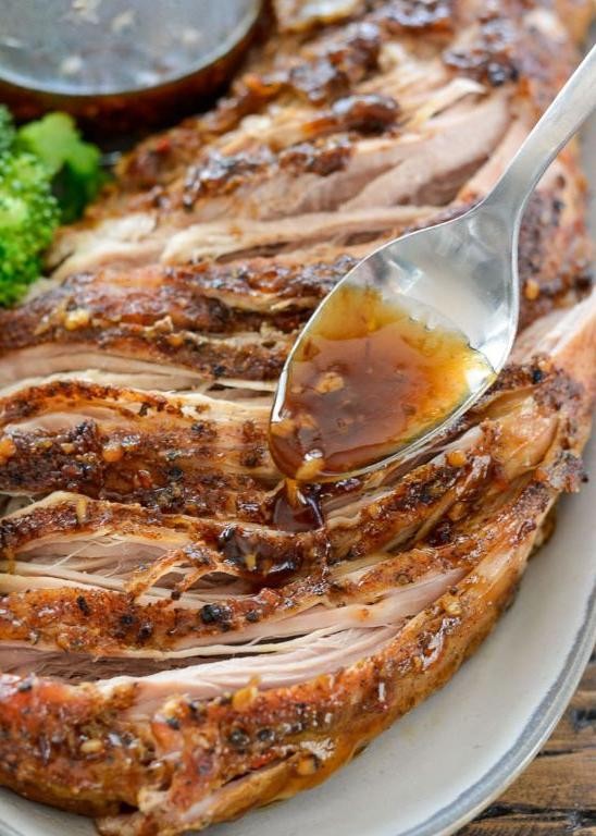 Ginger Soy Crock Pot Pork Tenderloin