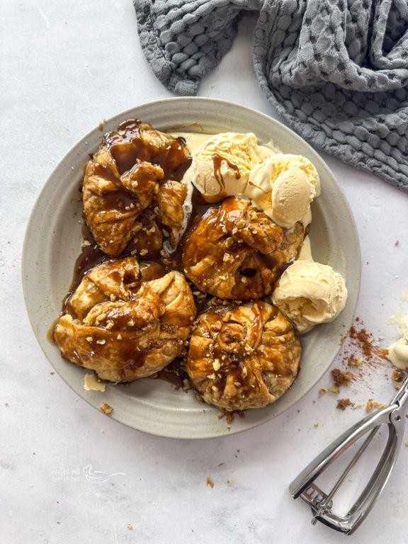 Glazed Apple Dumplings with Spiced Syrup