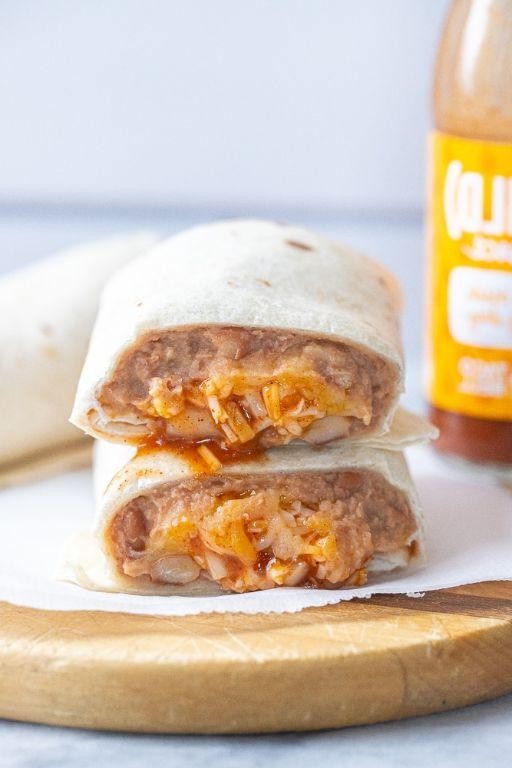 Gluten-Free Bean and Cheese Burrito