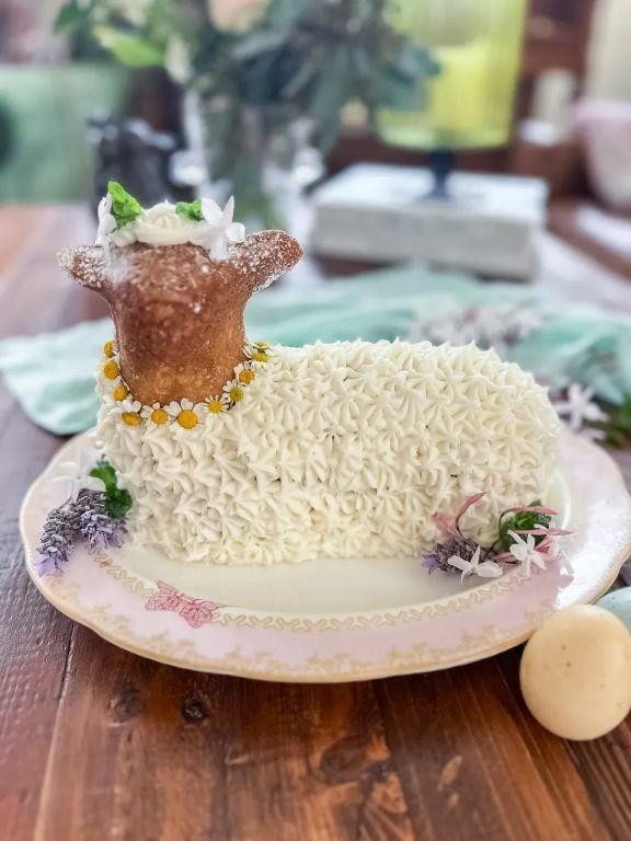 Gluten-Free Lamb Cake with Almond Flour