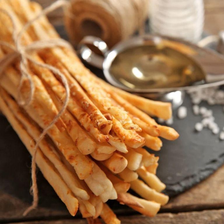 Golden Brown Breadsticks with Olive Oil