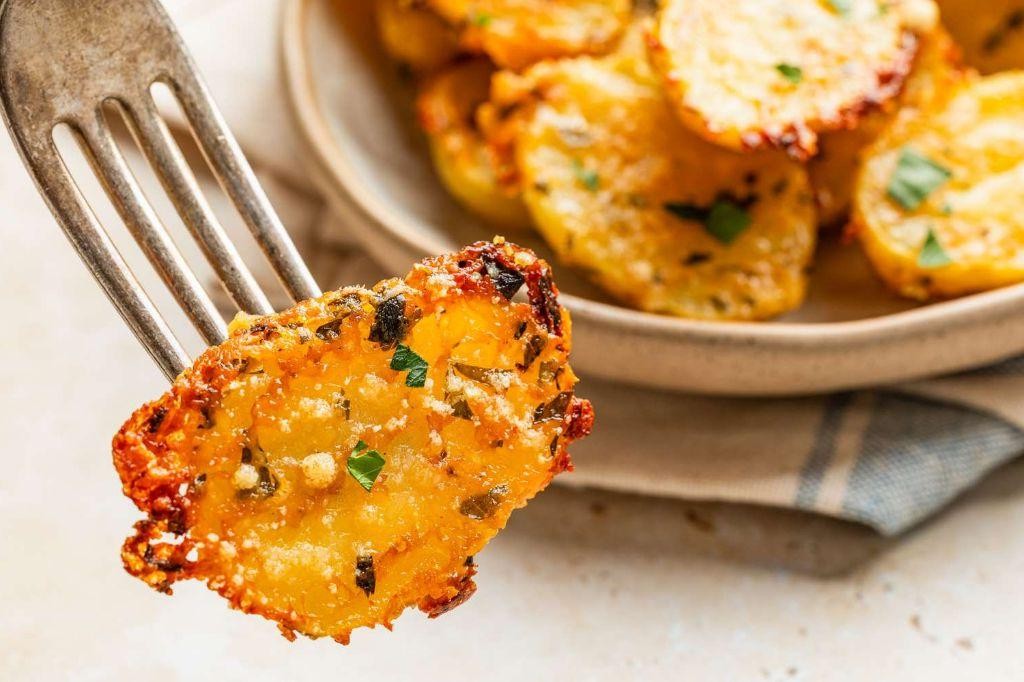 Golden Potato and Parmesan Fritters