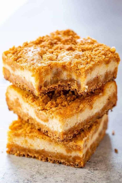 Graham Wafer Crumb Cheesecake Bars