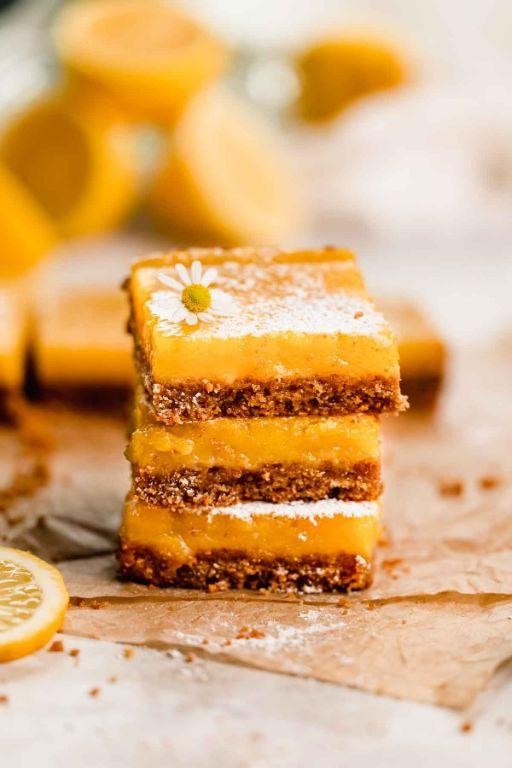 Graham Wafer Crumb Lemon Bars