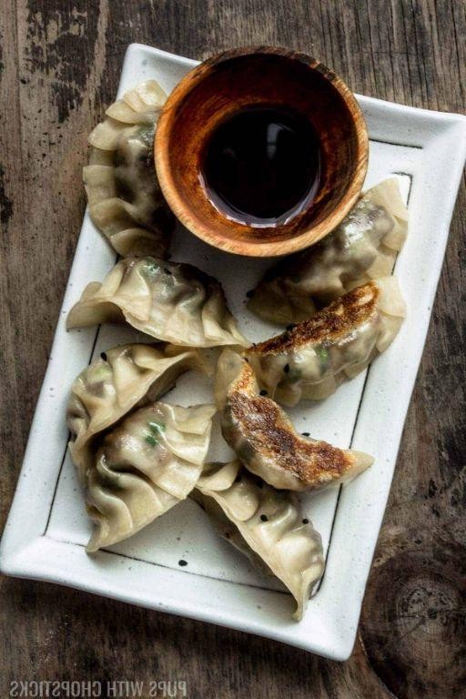 Grilled BBQ Pork Dumplings