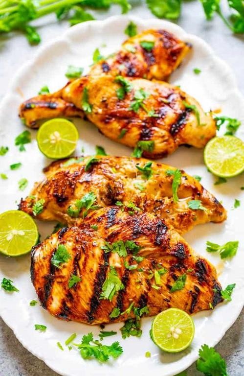 Grilled Chicken with Lime and Cilantro