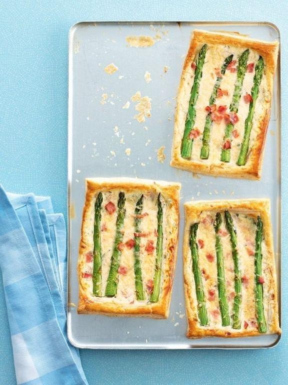 Ham and Asparagus Tart