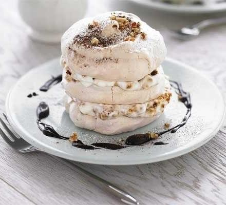 Hazelnut Cocoa Meringue Discs