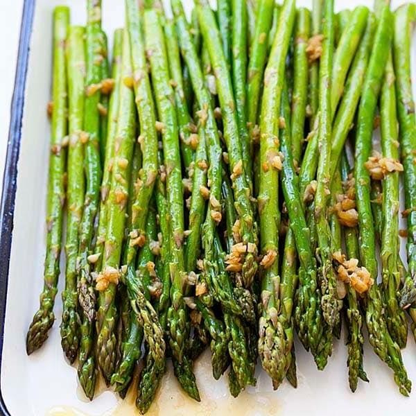 Herb Butter Sauteed Asparagus