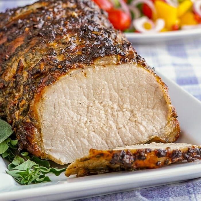 Herb-Crusted Pork Loin