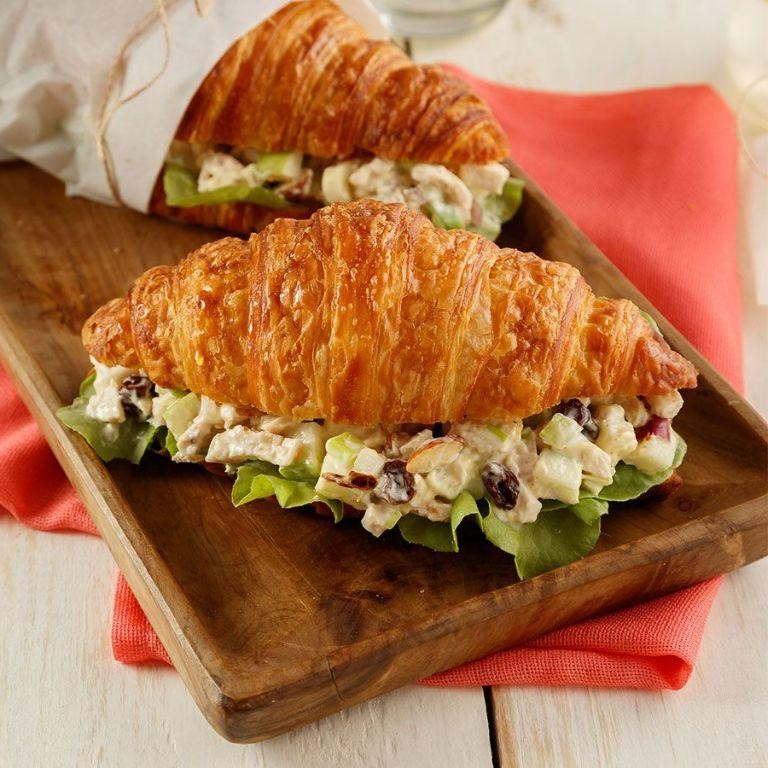 Herb-Infused Chicken Salad Croissants