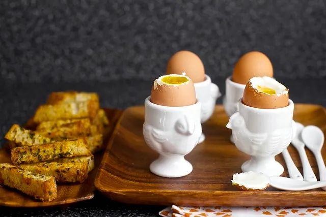 Herb-Infused Soft Boiled Eggs