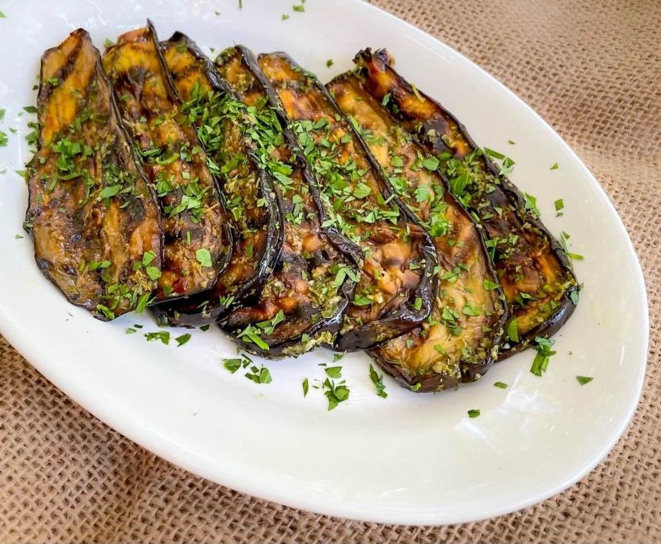 Herb-Marinated Grilled Eggplant