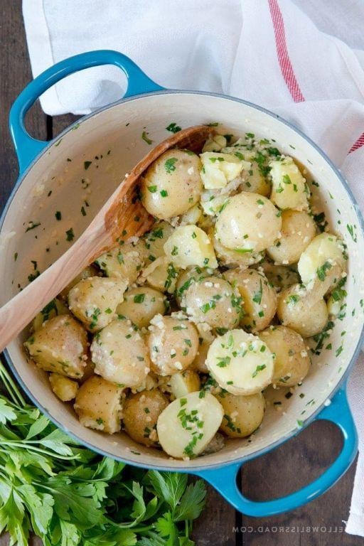 Herbed Buttered Golden Potatoes