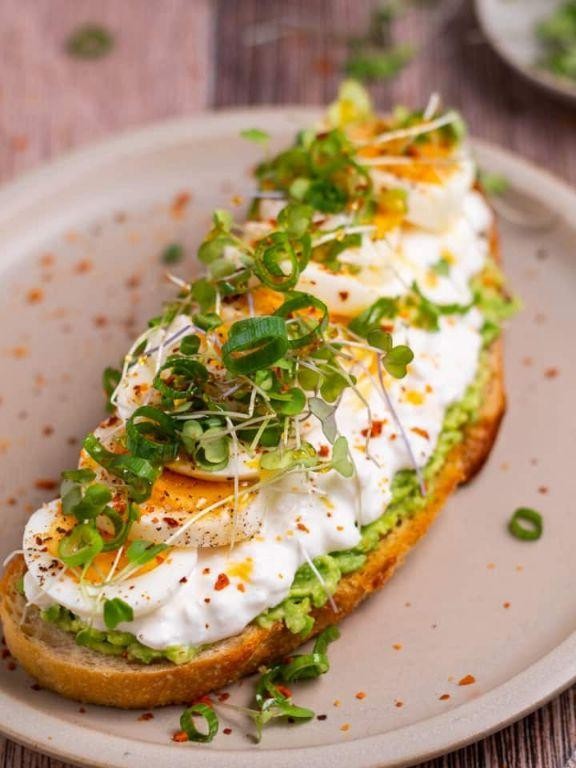 Herbed Cottage Cheese and Avocado Toast
