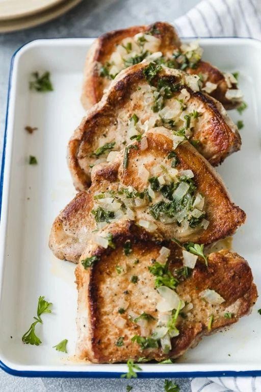 Herbed Dijon Pork Steaks