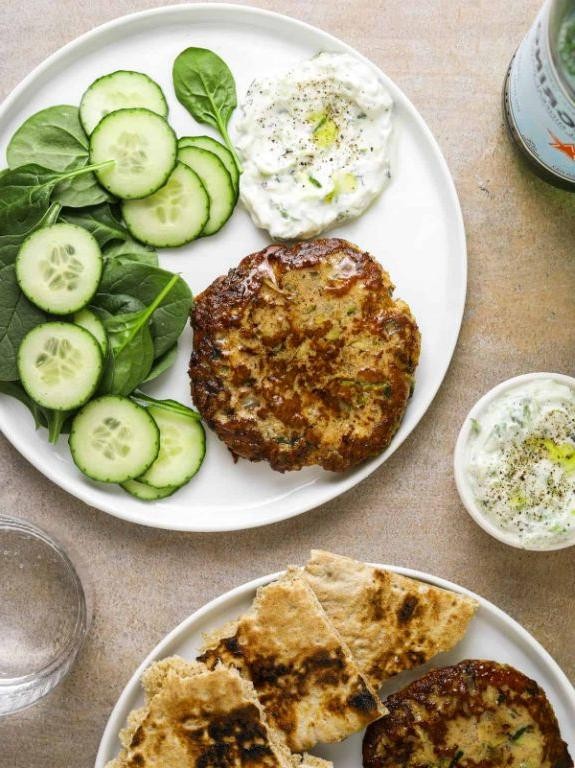Herbed Turkey and Zucchini Burger