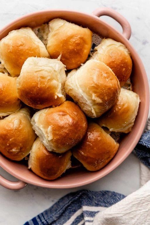 Homemade Dinner Rolls with Honey Butter