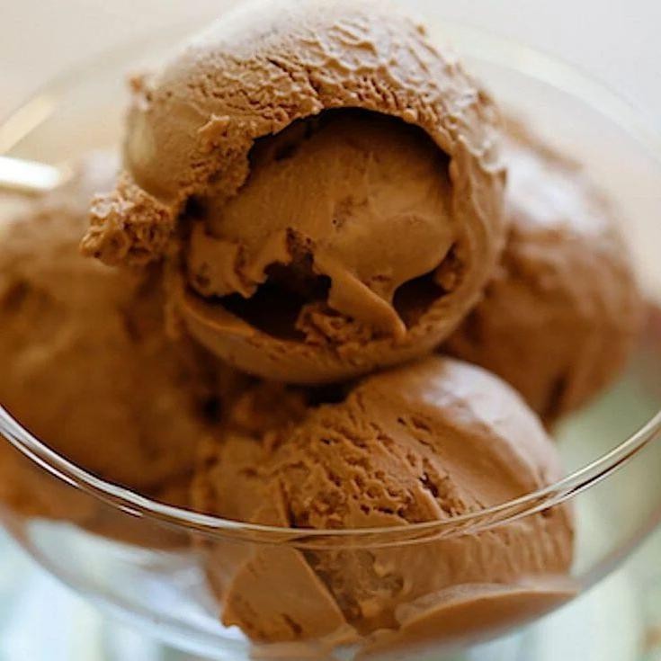 Homemade Nutella Ice Cream