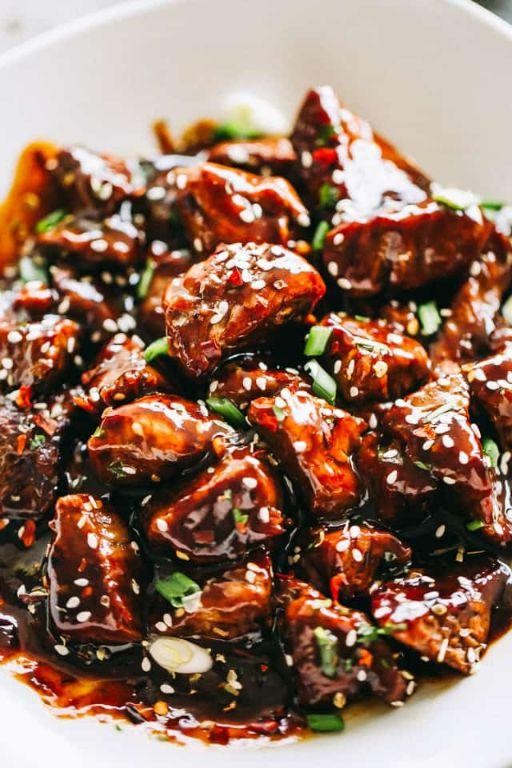 Honey Garlic Glazed Cube Steak in the Oven