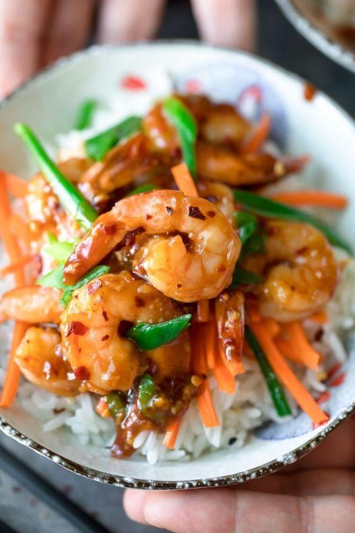 Honey Garlic Shrimp Meal Prep Bowls