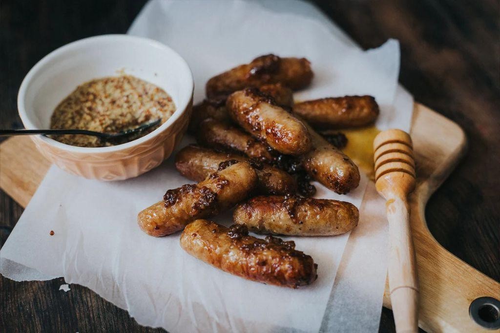 Honey Mustard Pickled Sausages