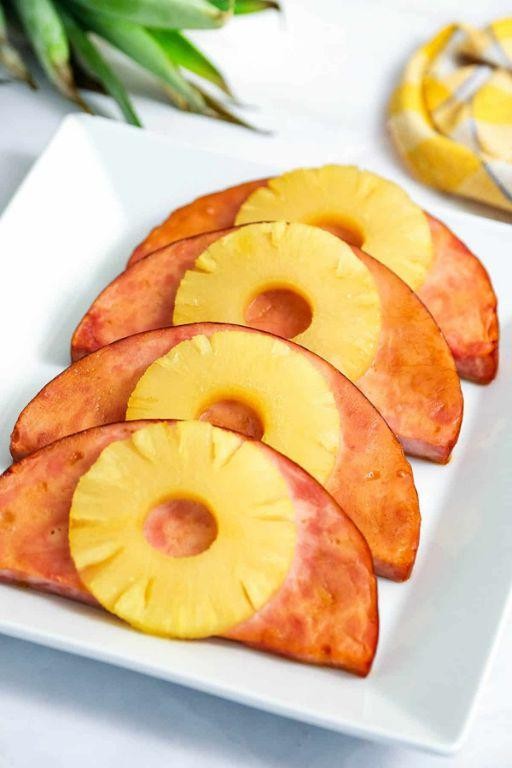 Honey Pineapple Ham Steak