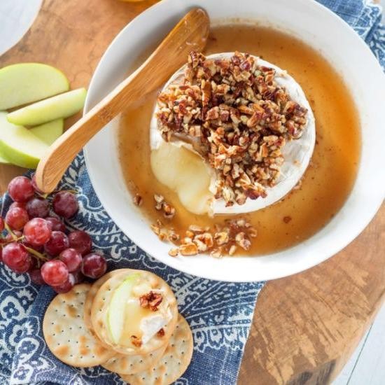 Honey and Walnut Glazed Brie